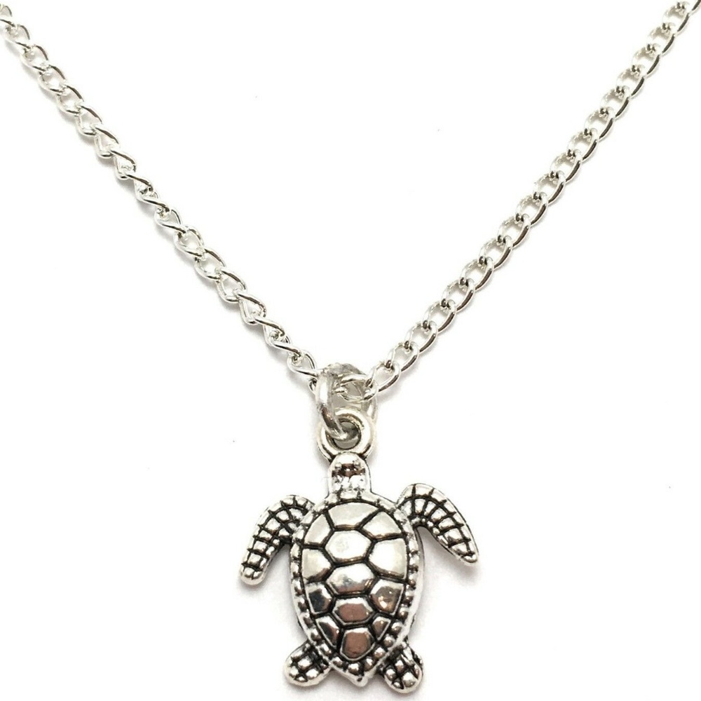 Turtle Charm Necklace Chain